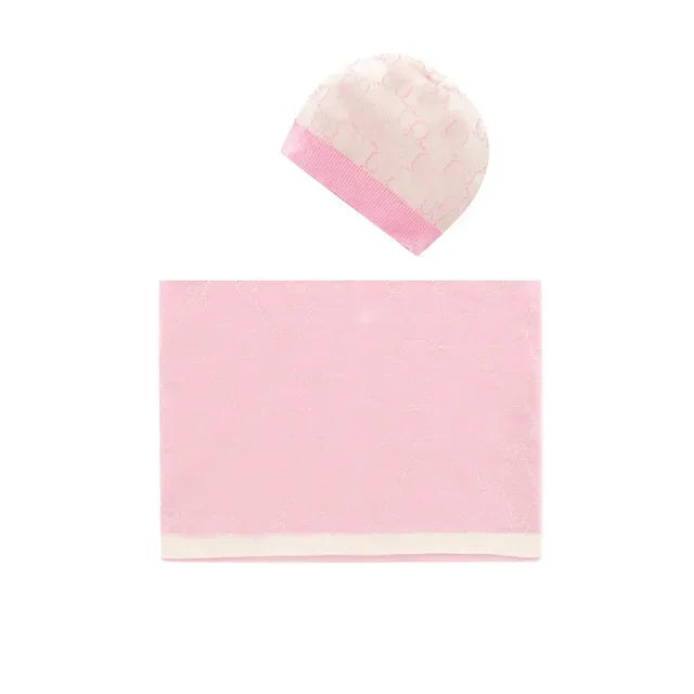 Baby Blanket + Hat Set – Cotton, Soft, Warm & Breathable (120×85 cm, Windproof, Unisex)