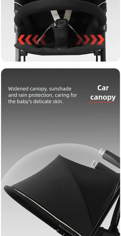 LuxyBaby™ x gb Pockit 3H Ultra Portable Stroller — Redefining Mobility in Style