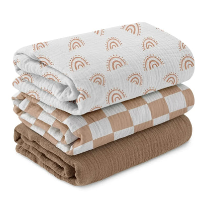 Pure Cotton Newborn Baby Towel & Blanket – Ultra-Soft, Safe, All-Season Comfort
