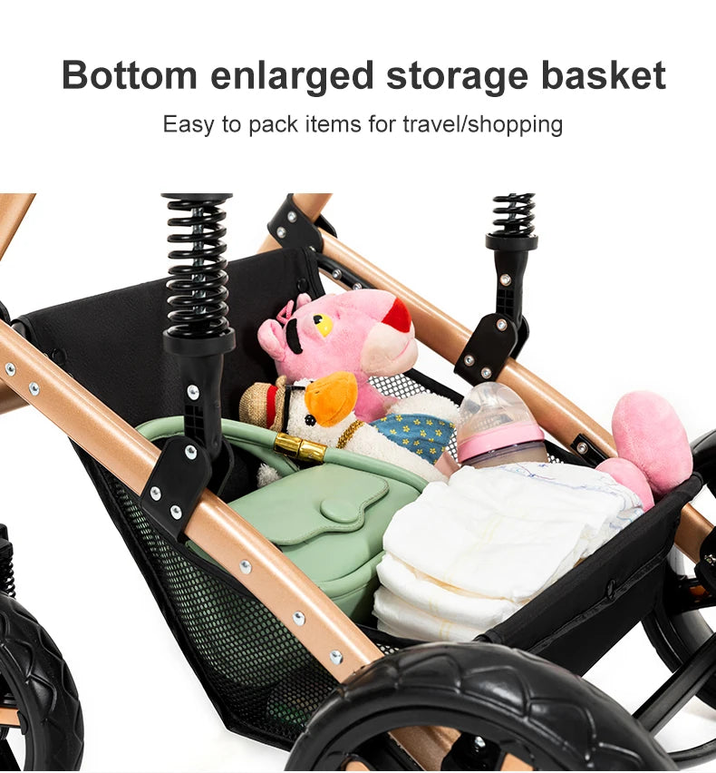 LuxyBaby™ GrandCruise 3-in-1 Modular Stroller System — The Art of Comfortable Elegance