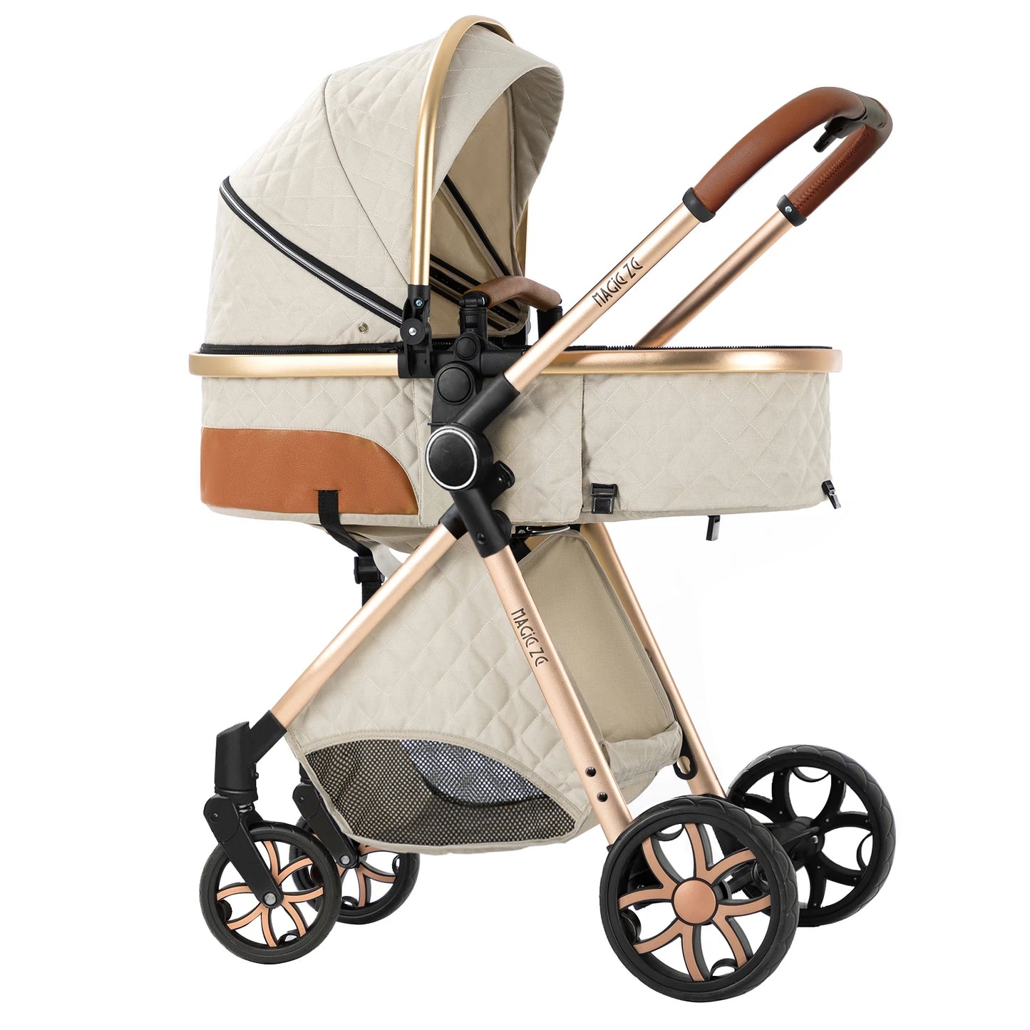 LuxyBaby™ Prestige 3-in-1 Modular Stroller System