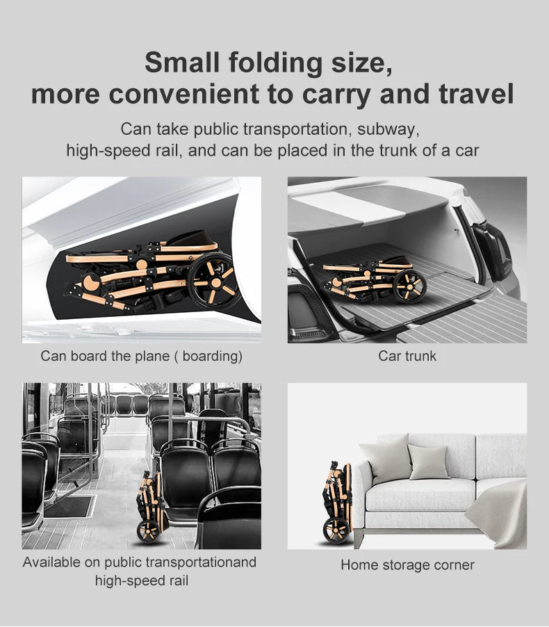 LuxyBaby™ GrandCruise 3-in-1 Modular Stroller System — The Art of Comfortable Elegance