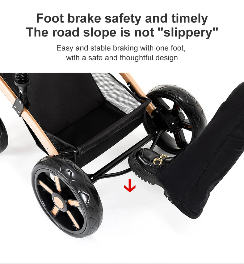 LuxyBaby™ GrandCruise 3-in-1 Modular Stroller System — The Art of Comfortable Elegance