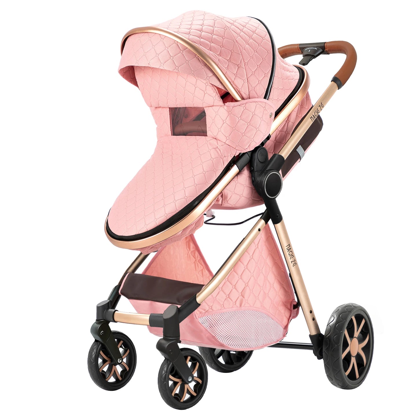Lightweight Baby Stroller 3 in 1 Multifunctional High Landscape Baby Stroller