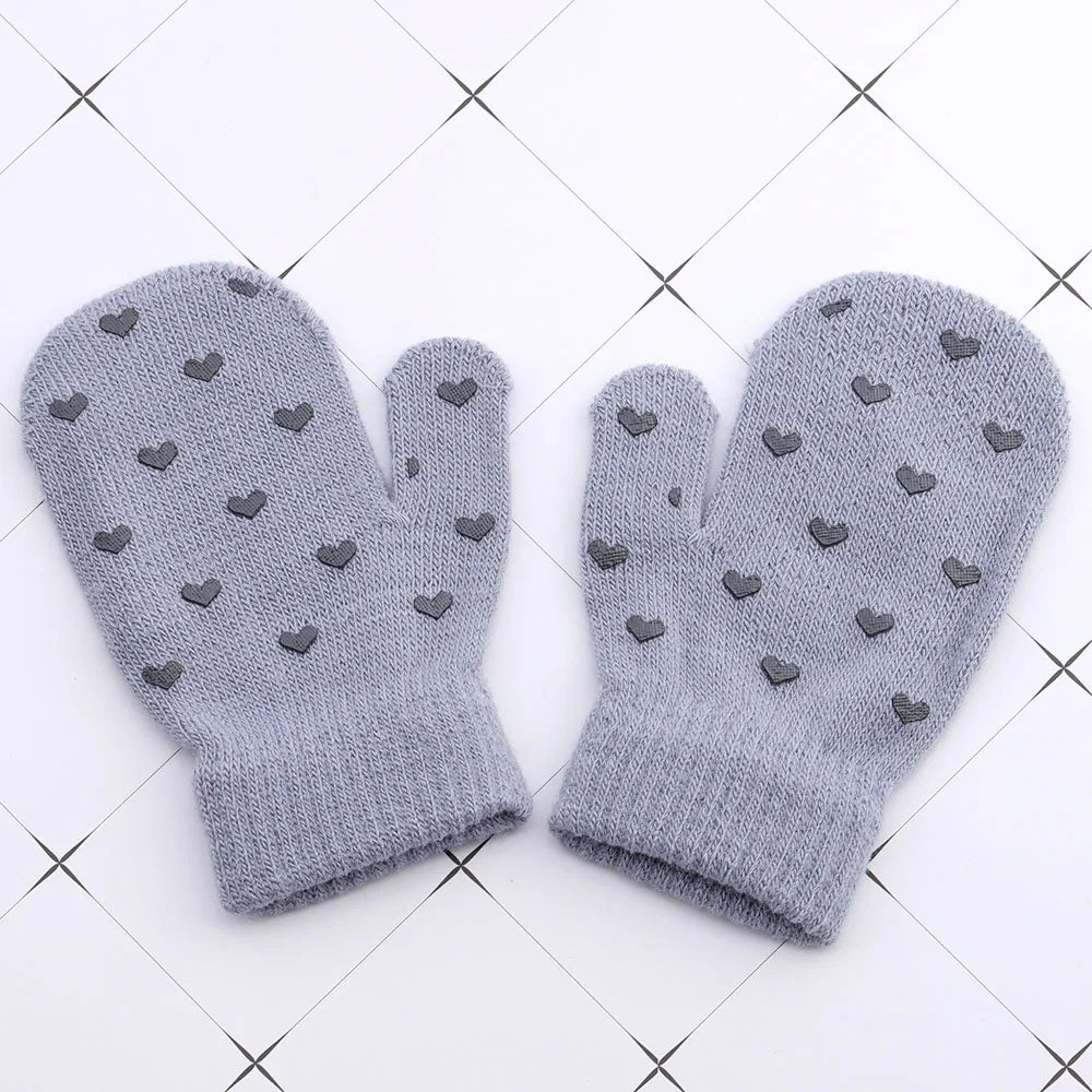 Soft Cotton Baby Mittens – Comfortable, Breathable, Geometric Pattern (1–3 Years)