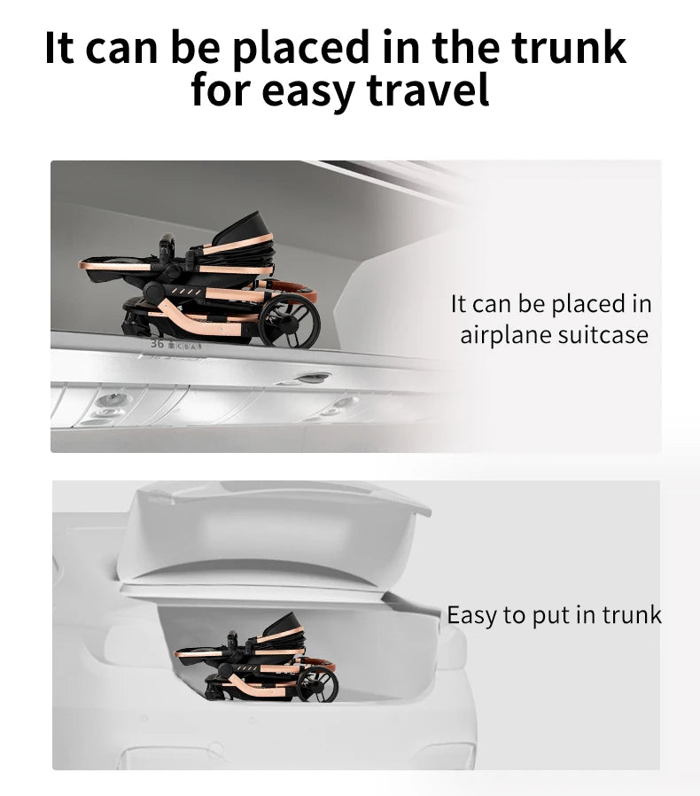 LuxyBaby™ Magna Elite Convertible Stroller — Where Luxury Meets Engineering Precision