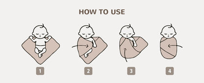 Cotton & Bamboo Fiber Toddler Towel – Ultra-Soft, Cartoon Design, All-Season Comfort (1–3 Years)