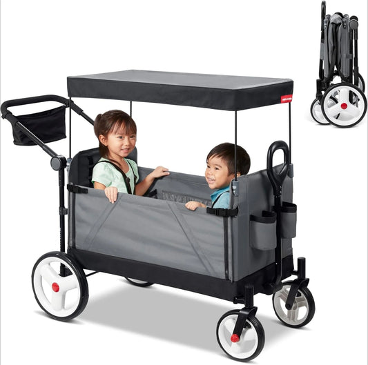 LuxyBaby™ Atlas Comfort Wagon — The All-Terrain Luxury Ride for Modern Families