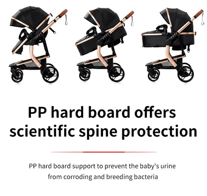 LuxyBaby™ Magna Elite Convertible Stroller — Where Luxury Meets Engineering Precision