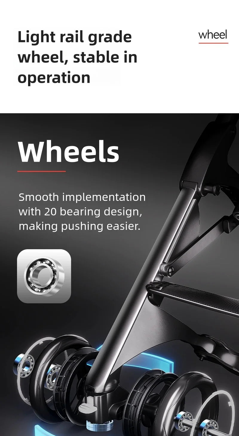 LuxyBaby™ x gb Pockit 3H Ultra Portable Stroller — Redefining Mobility in Style