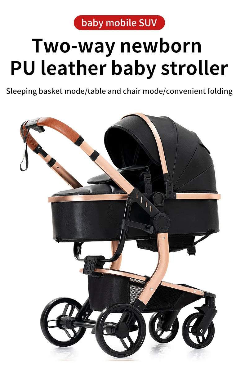 LuxyBaby™ Magna Elite Convertible Stroller — Where Luxury Meets Engineering Precision