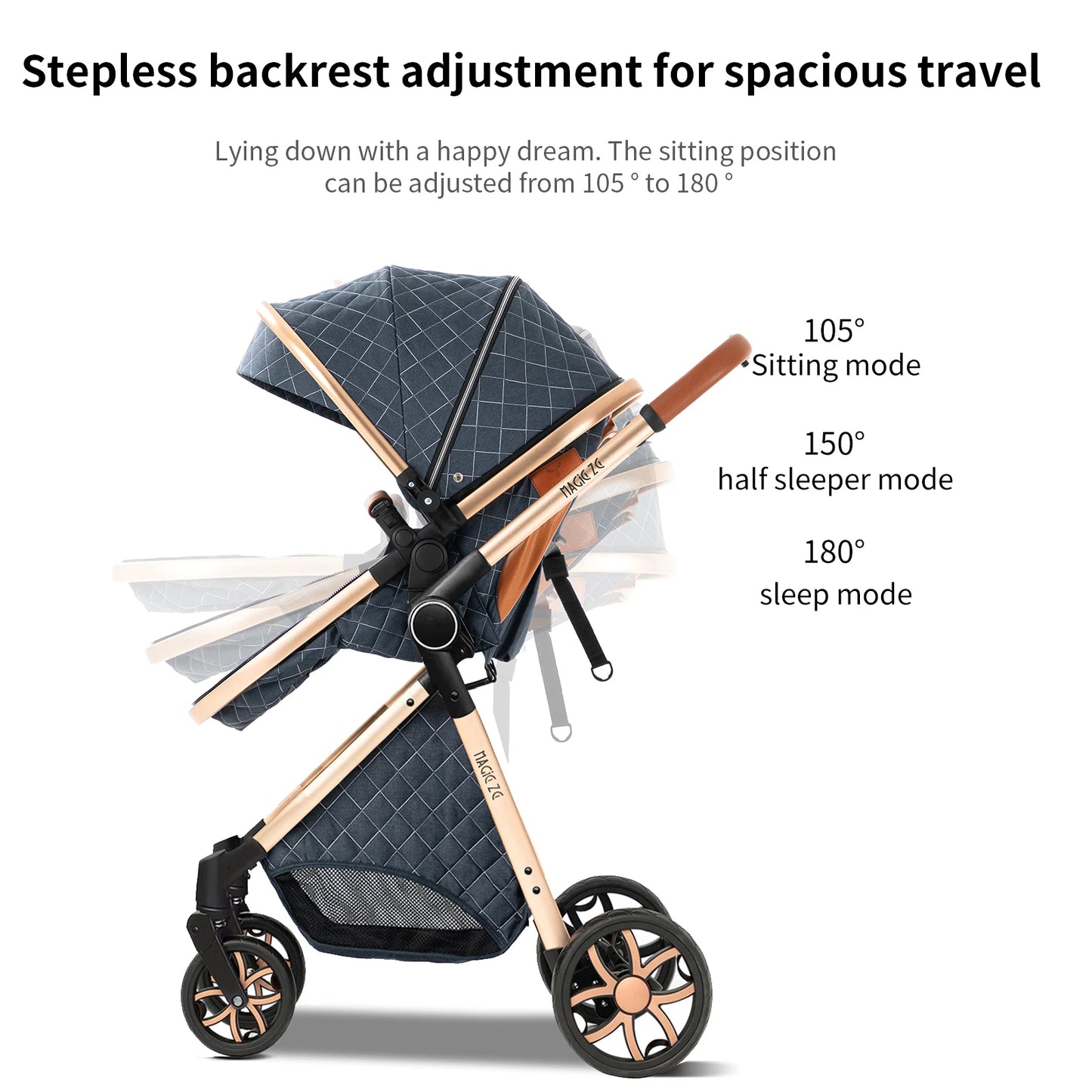 LuxyBaby™ Royale Comfort Stroller