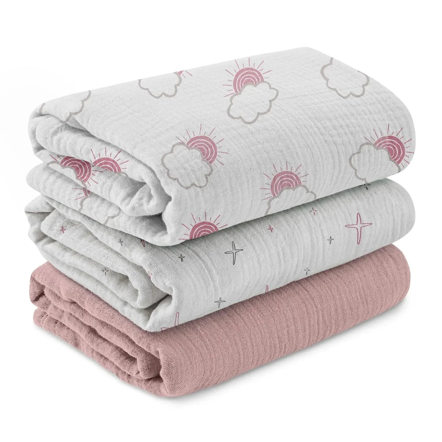 Pure Cotton Newborn Baby Towel & Blanket – Ultra-Soft, Safe, All-Season Comfort