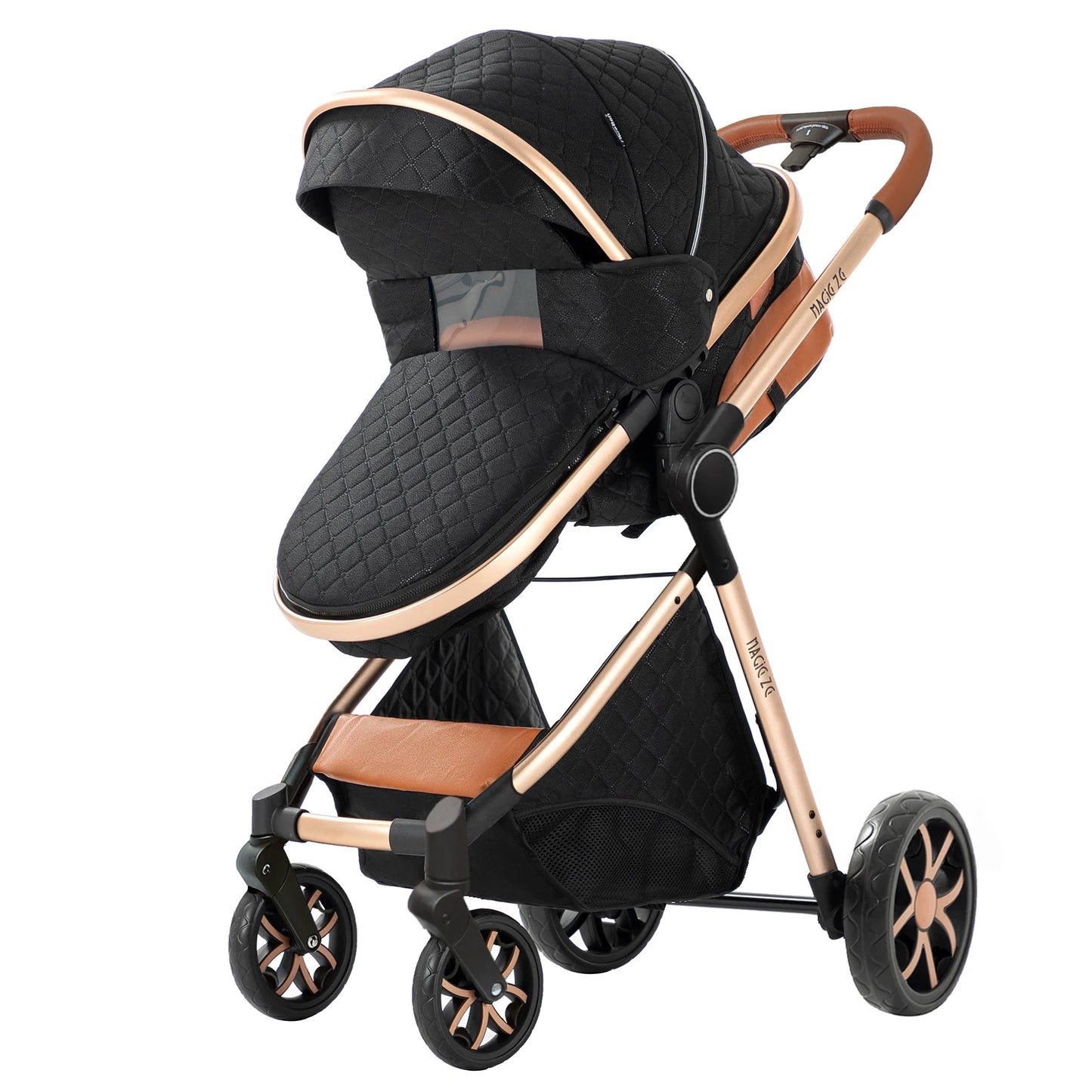 Lightweight Baby Stroller 3 in 1 Multifunctional High Landscape Baby Stroller