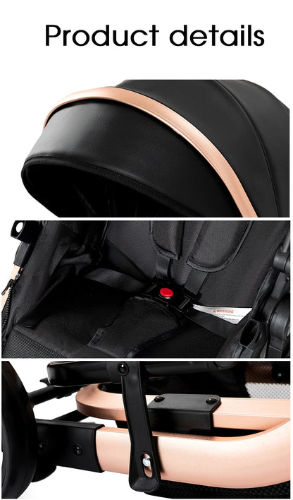 LuxyBaby™ Magna Elite Convertible Stroller — Where Luxury Meets Engineering Precision