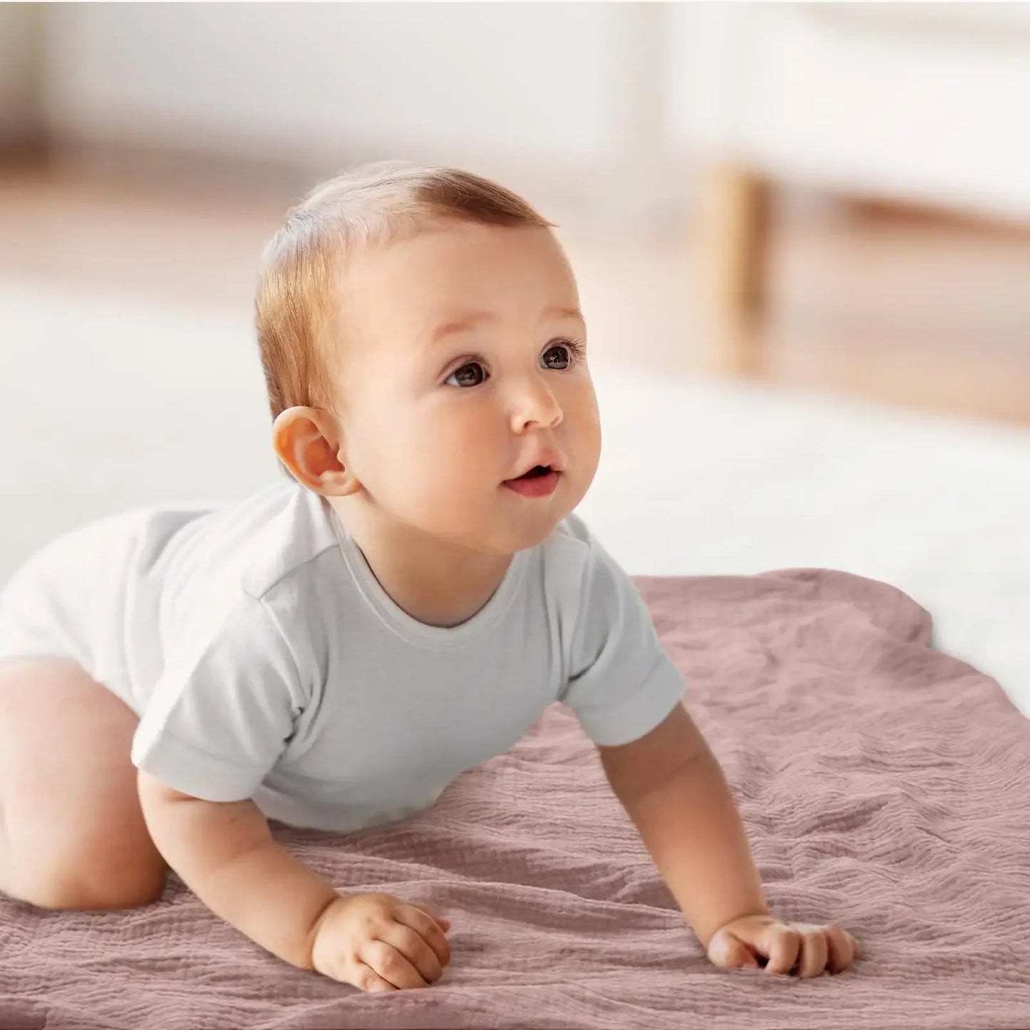 Pure Cotton Newborn Baby Towel & Blanket – Ultra-Soft, Safe, All-Season Comfort