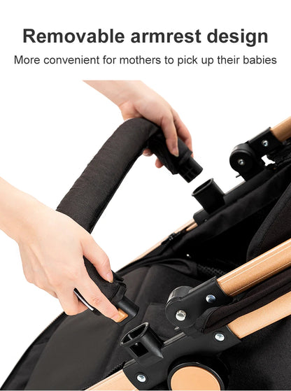 LuxyBaby™ Imperial 3-in-1 Travel System — The Complete Luxury Stroller Experience