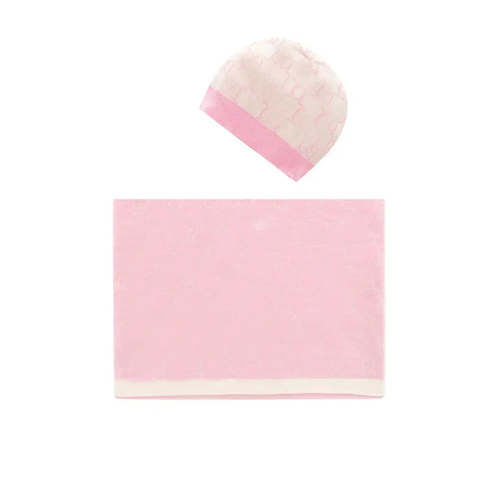 Baby Blanket + Hat Set – Cotton, Soft, Warm & Breathable (120×85 cm, Windproof, Unisex)