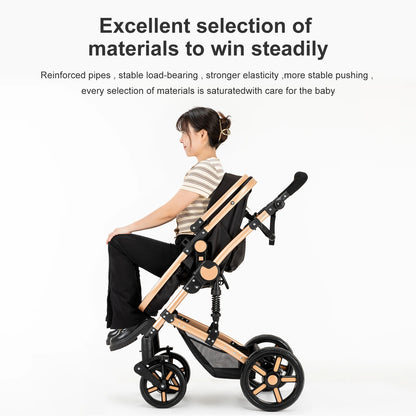 LuxyBaby™ GrandCruise 3-in-1 Modular Stroller System — The Art of Comfortable Elegance
