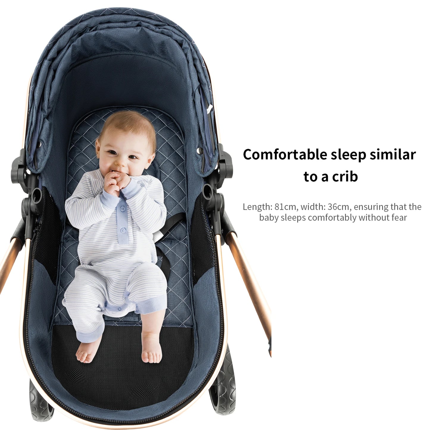 LuxyBaby™ Royale Comfort Stroller