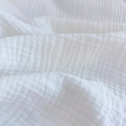 4-Layer 100% Cotton Muslin Baby Blanket – Multi-Use Swaddle, Towel & Cover (100×100 cm, Unisex, All Seasons)