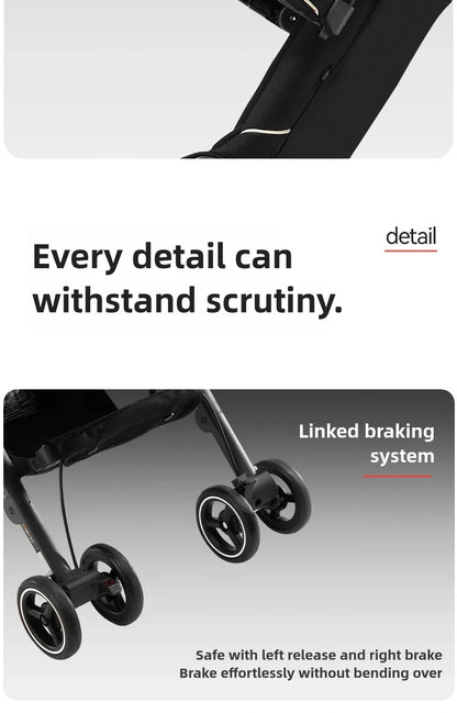 LuxyBaby™ x gb Pockit 3H Ultra Portable Stroller — Redefining Mobility in Style