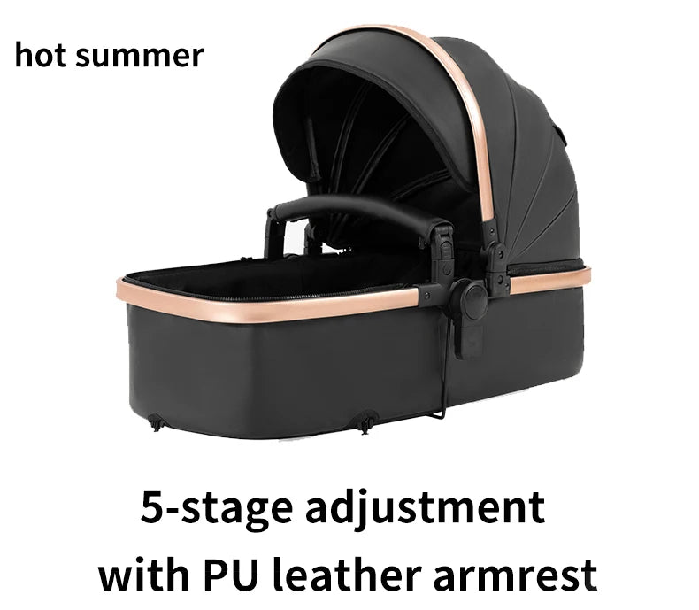 LuxyBaby™ Magna Elite Convertible Stroller — Where Luxury Meets Engineering Precision