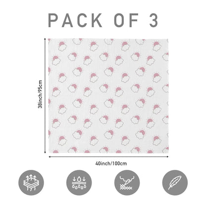 Pure Cotton Newborn Baby Towel & Blanket – Ultra-Soft, Safe, All-Season Comfort