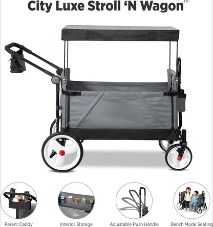 LuxyBaby™ Atlas Comfort Wagon — The All-Terrain Luxury Ride for Modern Families