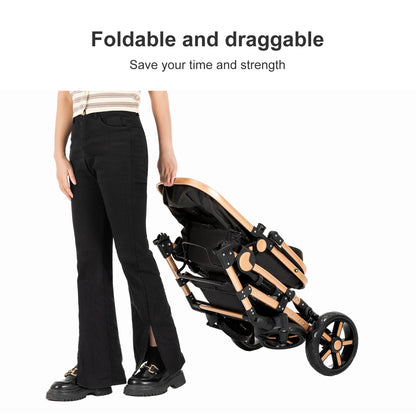 LuxyBaby™ Imperial 3-in-1 Travel System — The Complete Luxury Stroller Experience