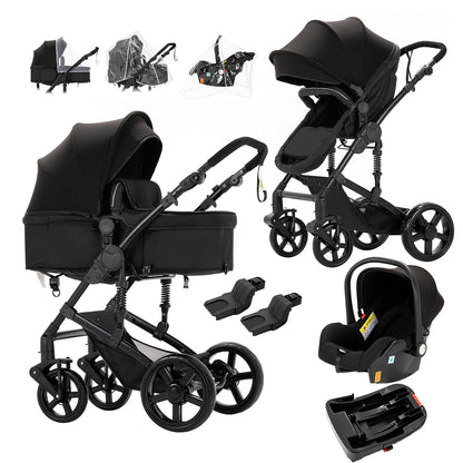 LuxyBaby™ Imperial 3-in-1 Travel System — The Complete Luxury Stroller Experience