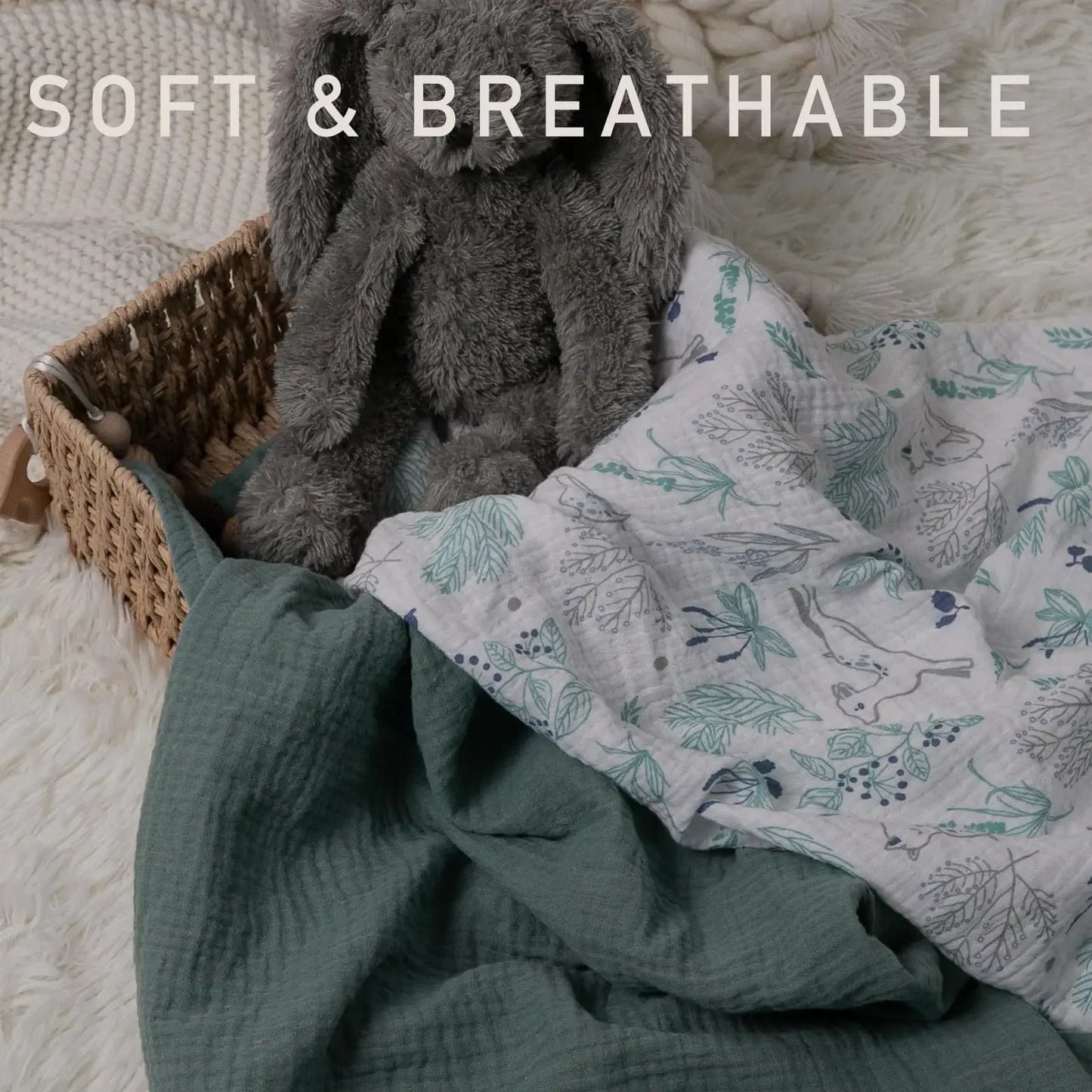 Pure Cotton Newborn Baby Towel & Blanket – Ultra-Soft, Safe, All-Season Comfort