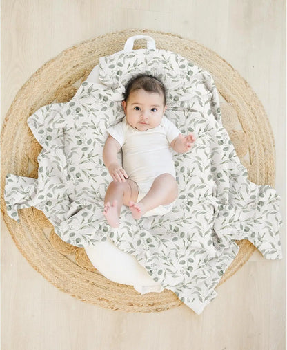 Soft Cotton Baby Swaddle Blanket – Solid Color, 0–12 Months (Spring & Autumn)