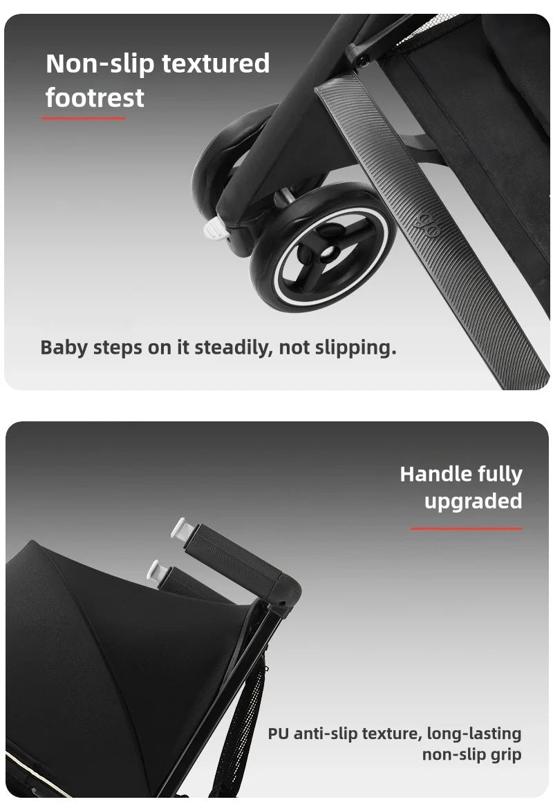 LuxyBaby™ x gb Pockit 3H Ultra Portable Stroller — Redefining Mobility in Style