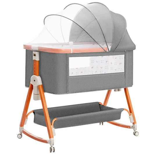 Modern Portable Baby Cradle – Lightweight, Safe & Easy-Assembly Design (Multiple Colors)