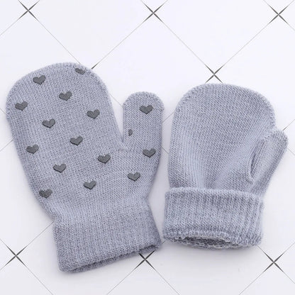 Soft Cotton Baby Mittens – Comfortable, Breathable, Geometric Pattern (1–3 Years)