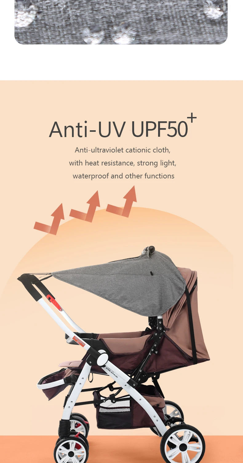 Universal Baby Stroller Sun Visoor - UV Protection
