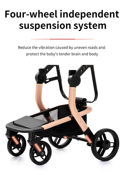 LuxyBaby™ Magna Elite Convertible Stroller — Where Luxury Meets Engineering Precision