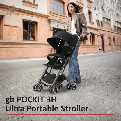 LuxyBaby™ x gb Pockit 3H Ultra Portable Stroller — Redefining Mobility in Style